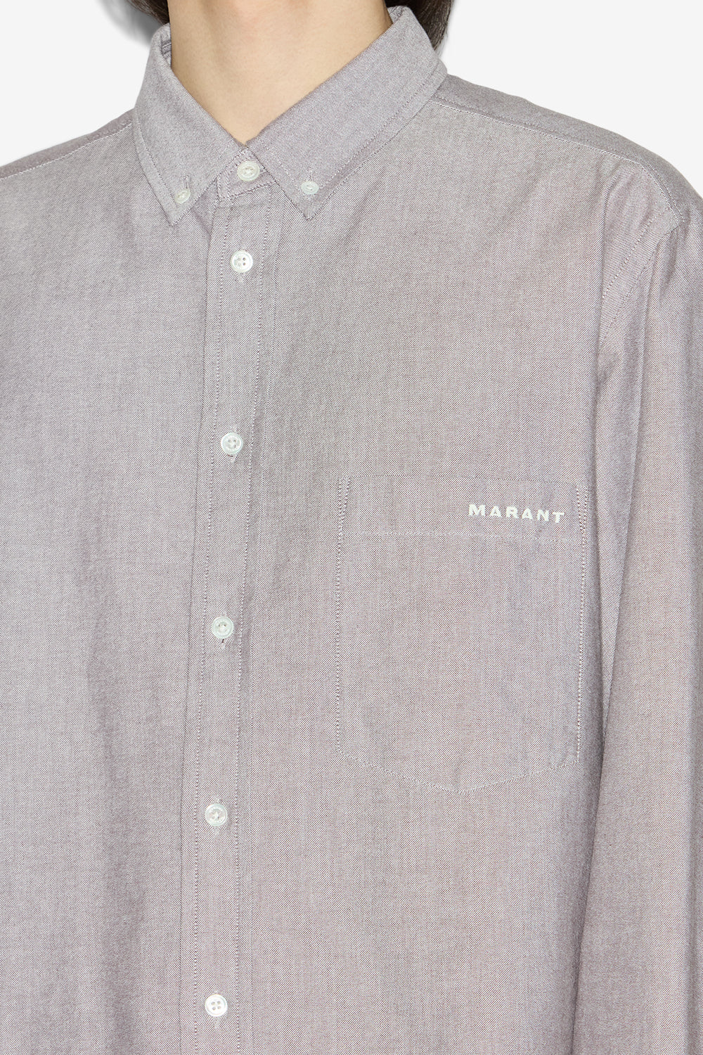 Chemise jasolo en coton  - Gris - Man - 3