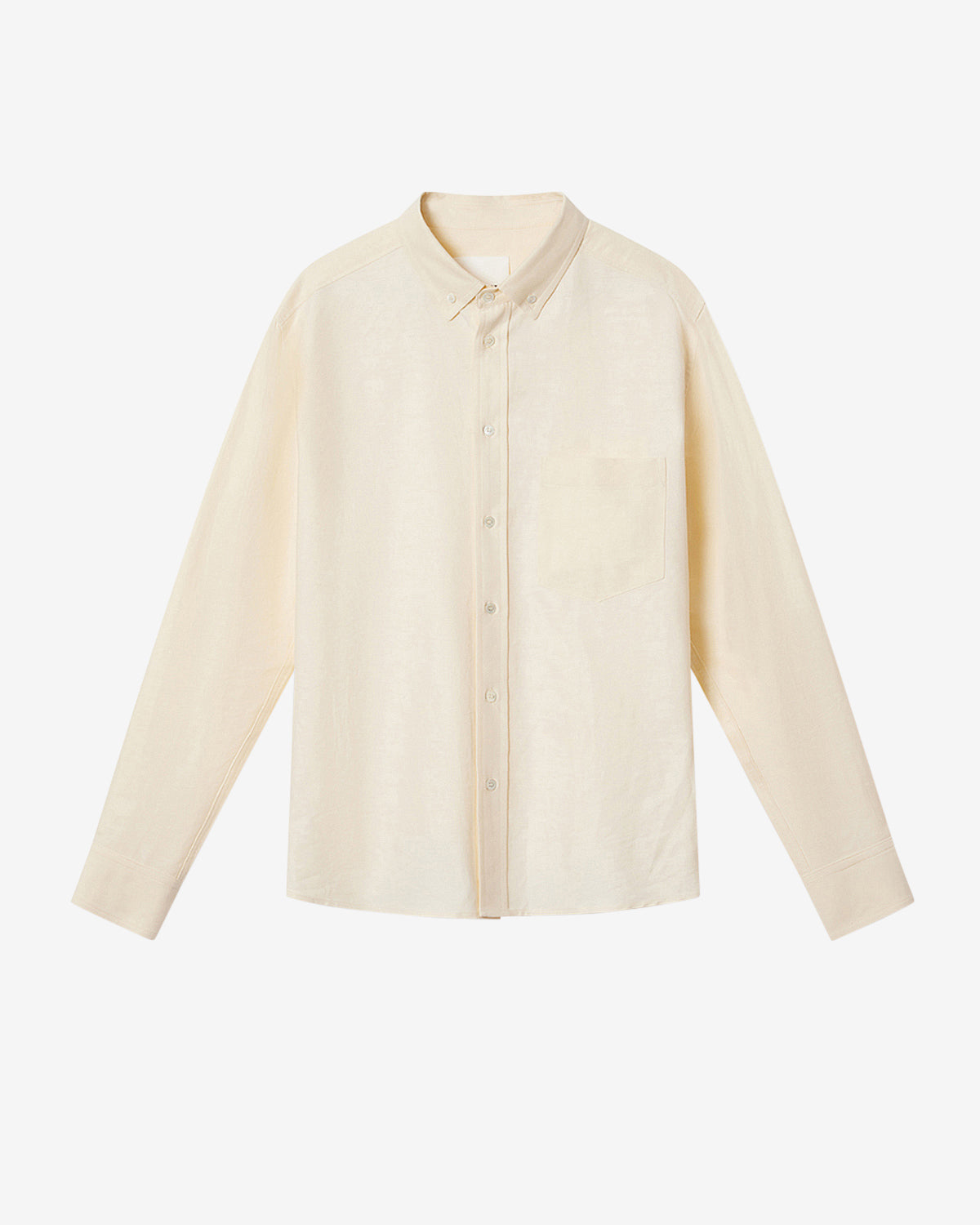 Oxford-hemd jasolo aus baumwolle - Hellgelb - Man - 5