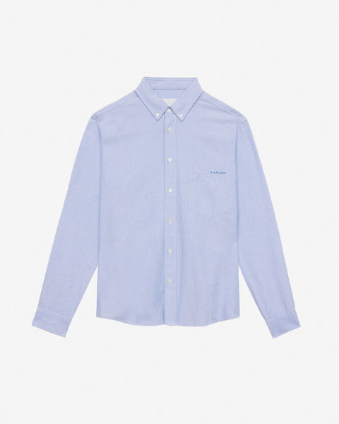 CAMICIA JASOLO Uomo blu | ISABEL MARANT Sito ufficiale
