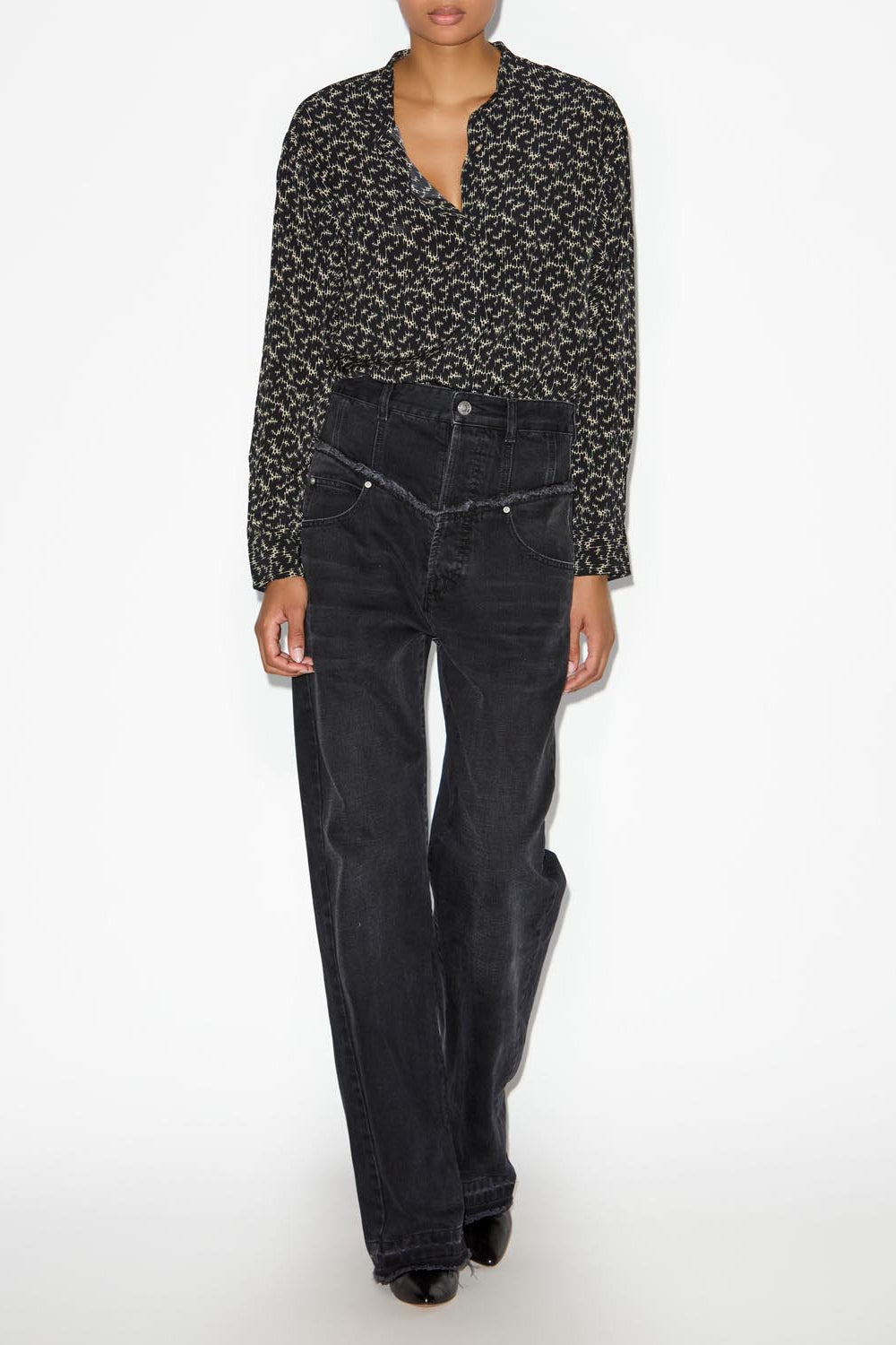 Catchell long-sleeve shirt - 검은색 - Woman - 2