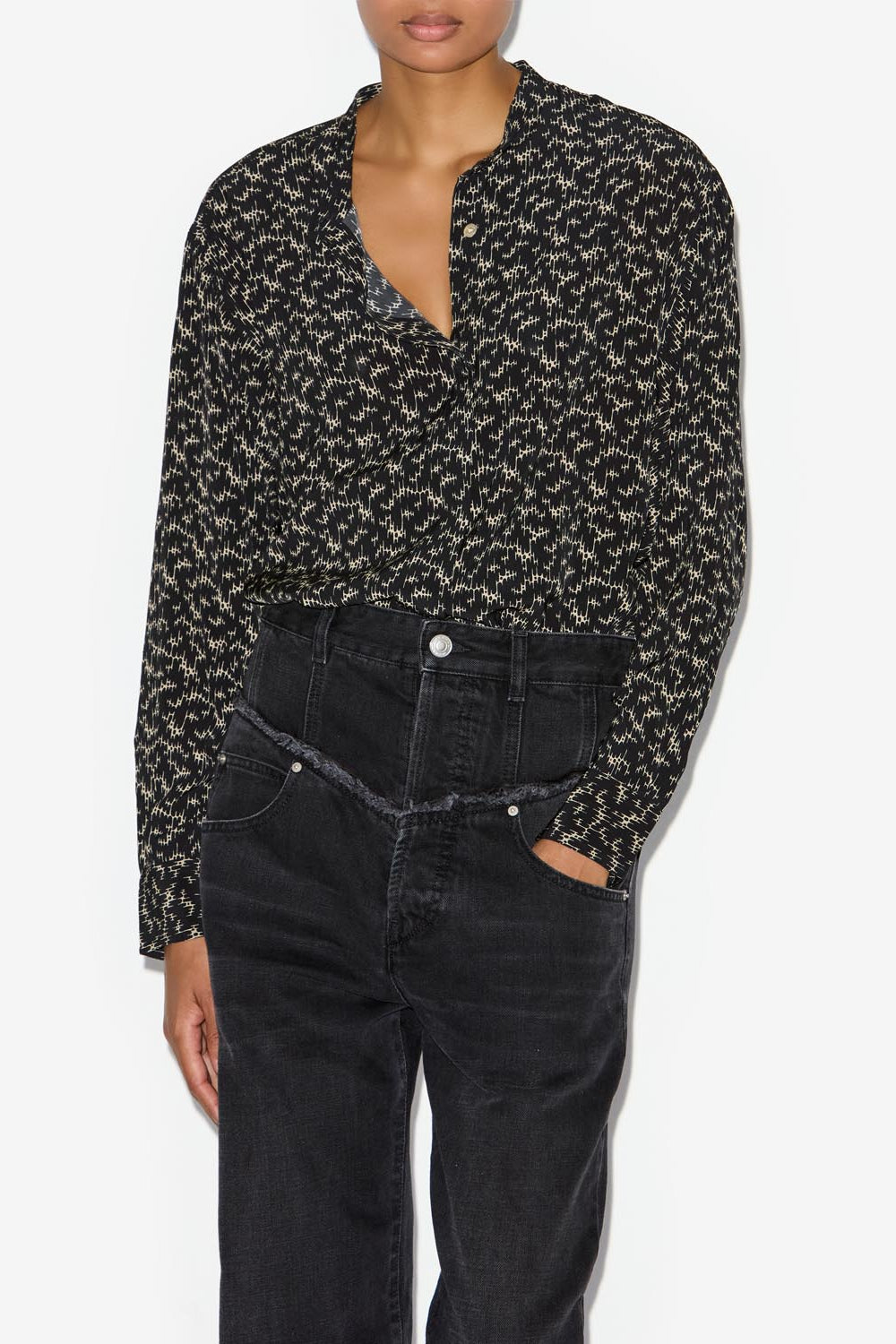 Catchell long-sleeve shirt - 검은색 - Woman - 4