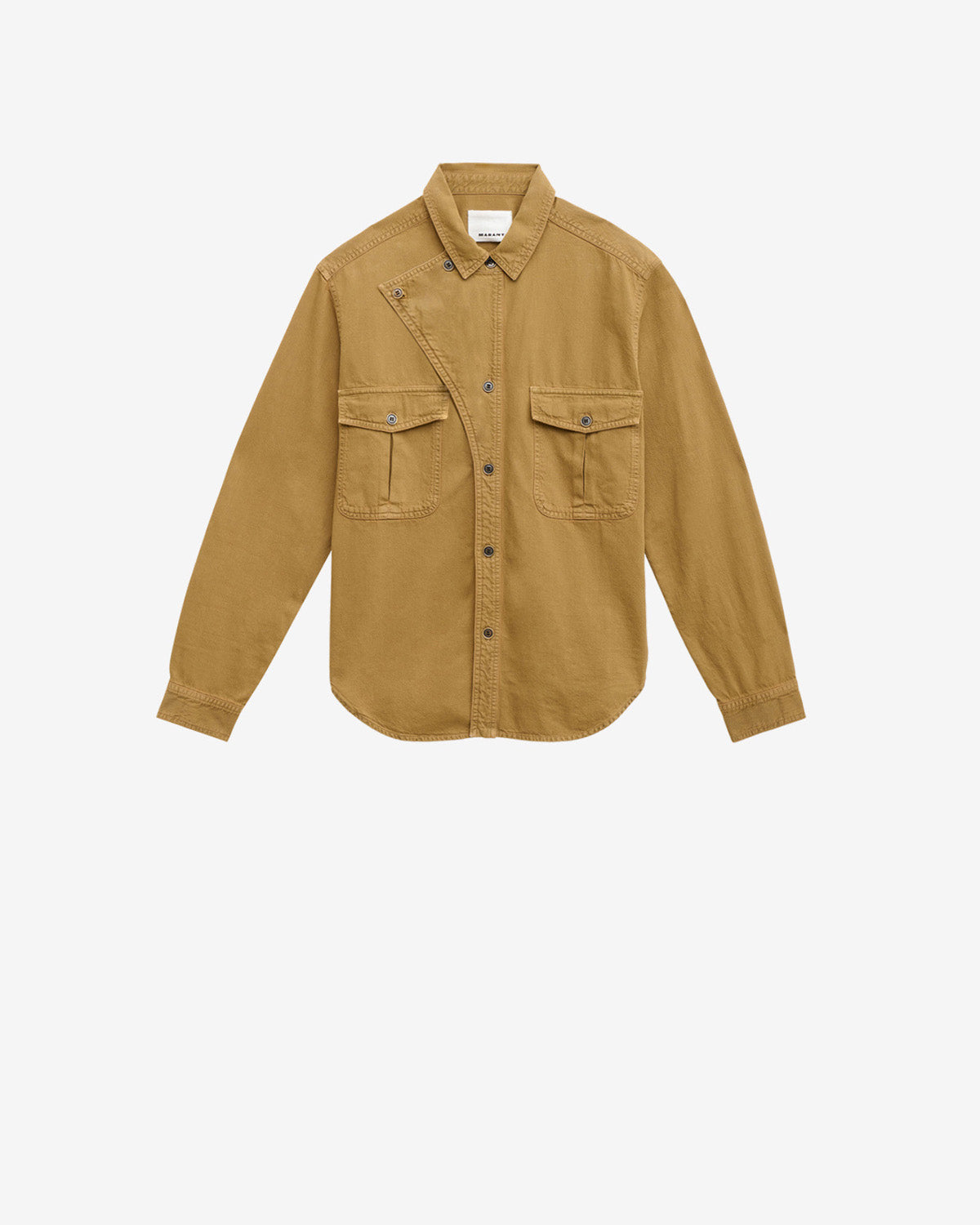 Camicia calix in chambray - Bronzo - Man - 5