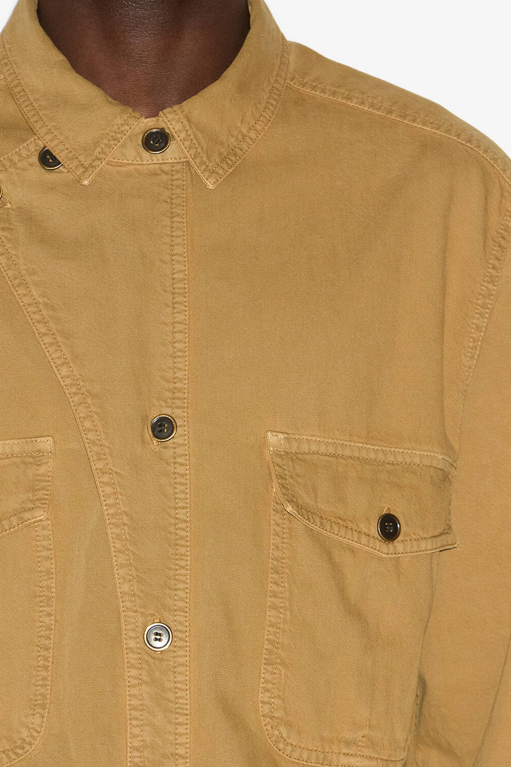 Chemise calix en chambray - Bronze - Man - 3