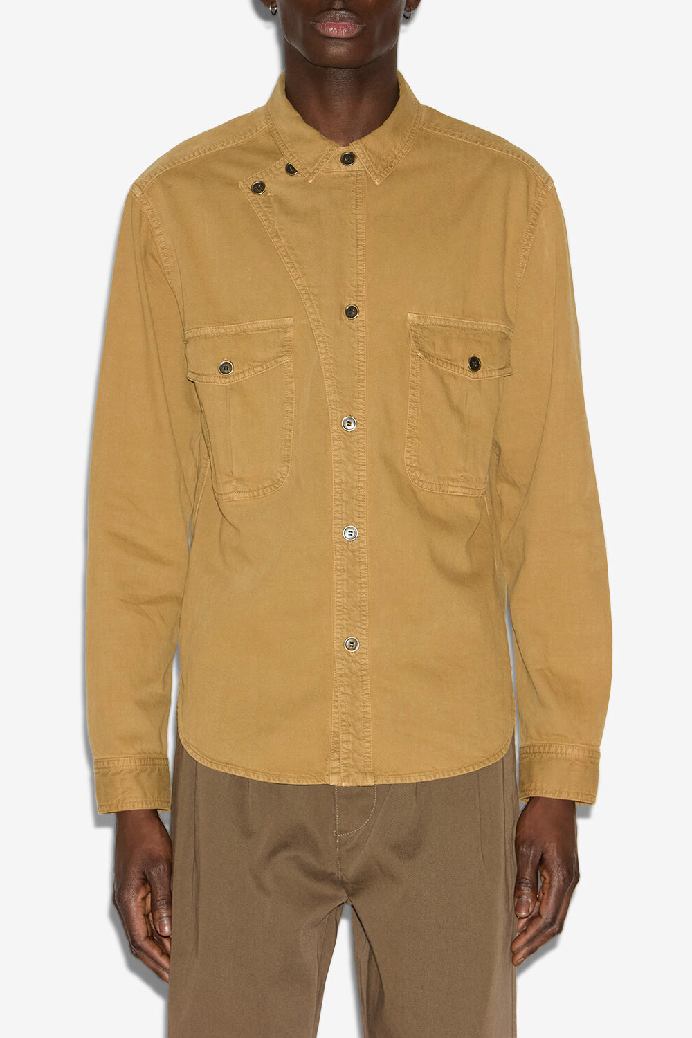 Chemise calix en chambray - Bronze - Man - 4