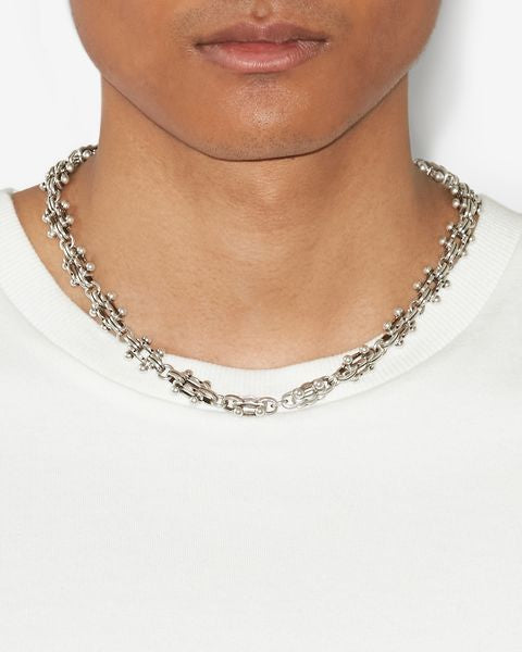 Collier lovely man Man Argent 1