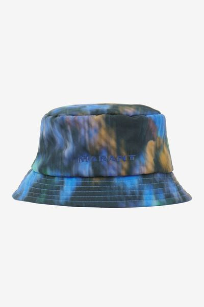 Bucket hat haley mit gesticktem logo - Blue-green - Woman - 4