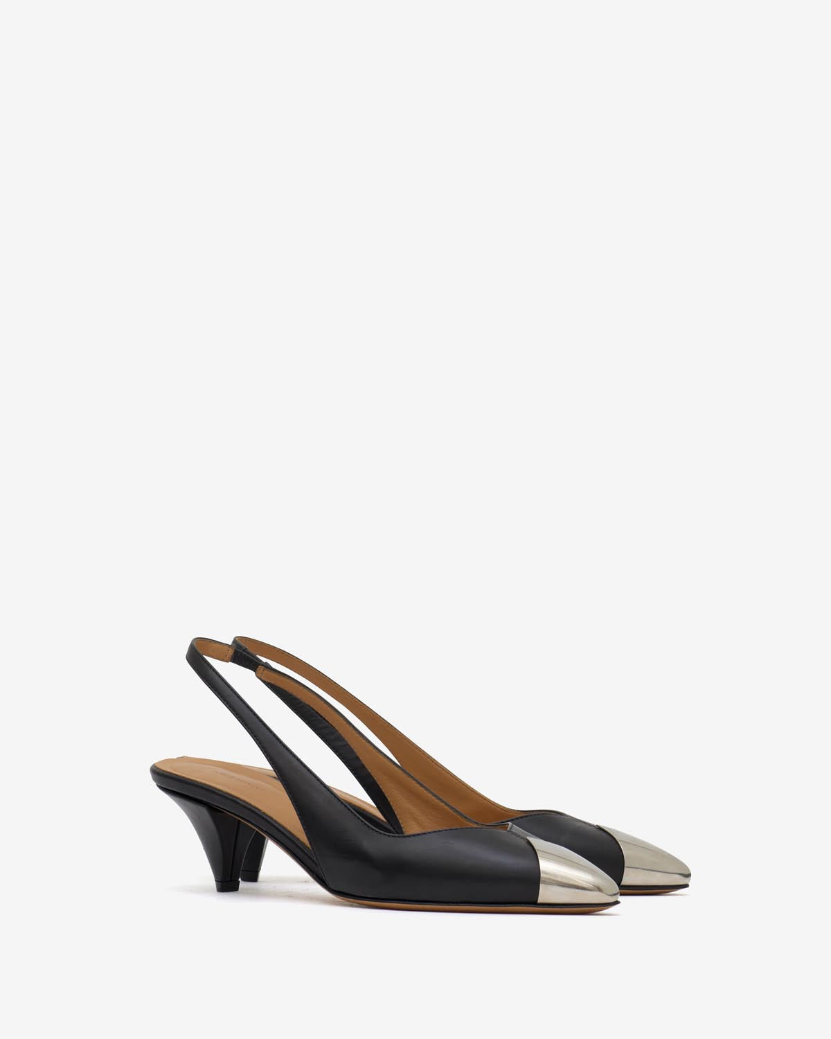 Elina smooth leather pumps - Nero - Woman - 3
