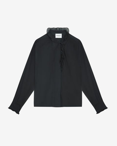 Pamias voile top - Black - Woman - 10