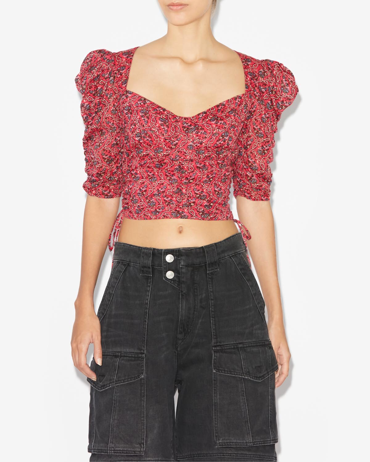 ISABEL MARANT flower bare top.