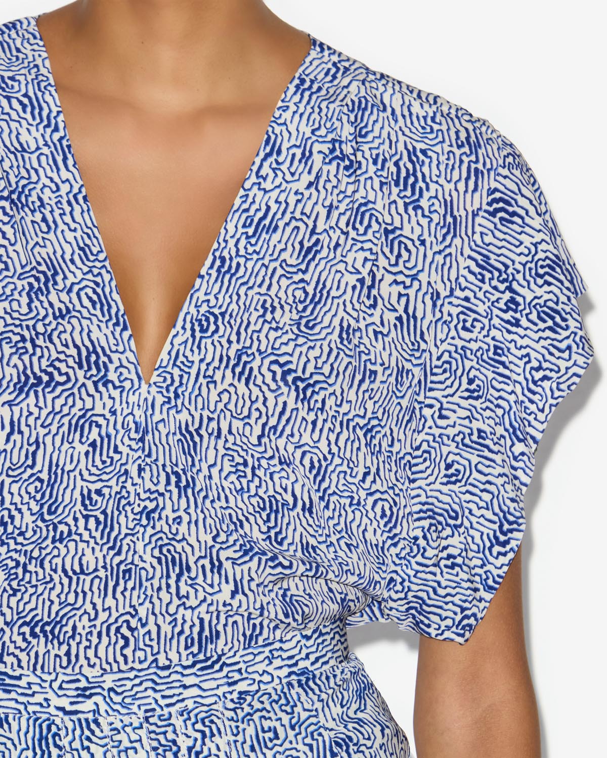 Delocia short sleeve top - 青 - Woman - 2