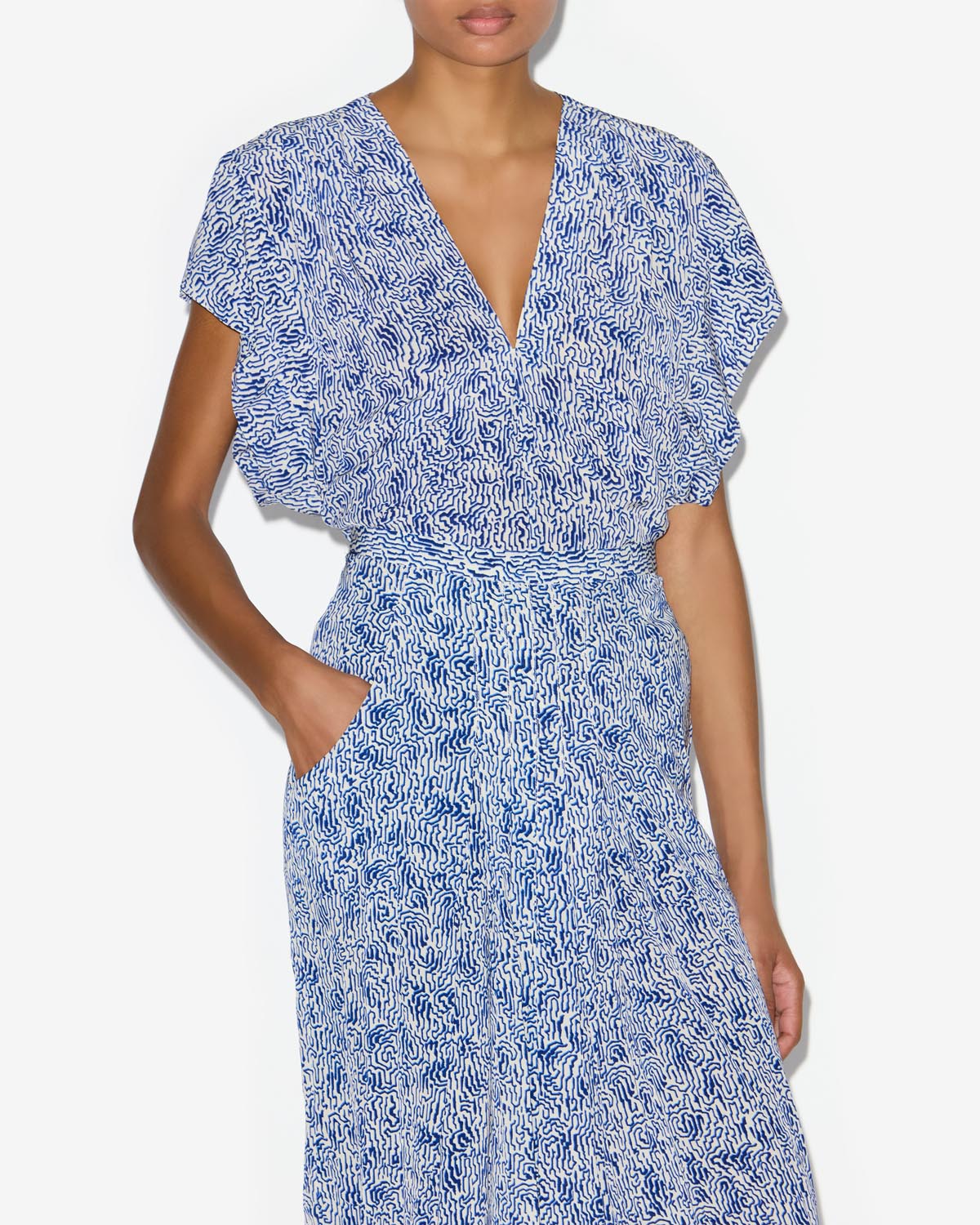 Delocia short sleeve top - 青 - Woman - 3