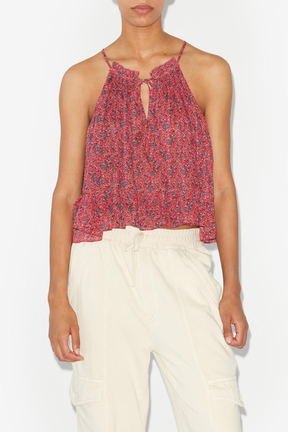 Fabino top - Cranberry - Woman - 4