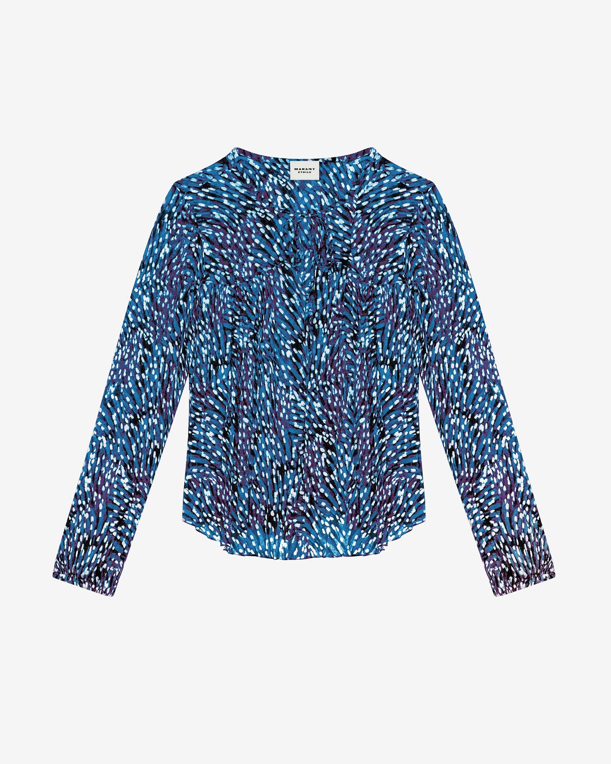 Long-sleeve viscose top daytonea - Midnight - Woman - 1