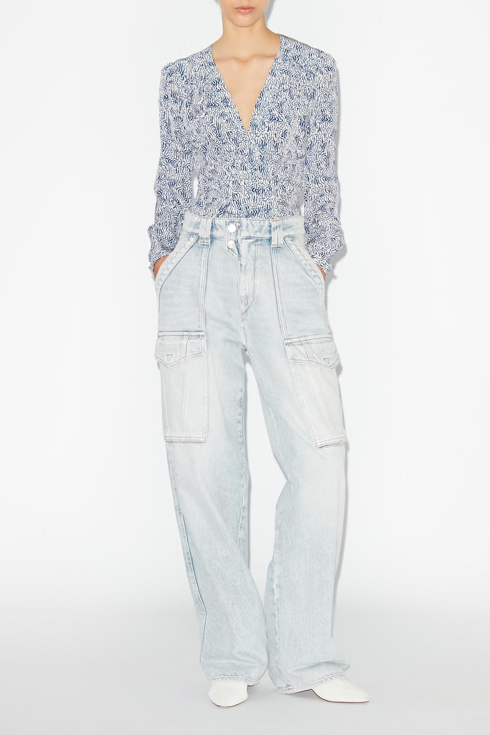 Camicetta a maniche lunghe eddy - Blu - Woman - 2