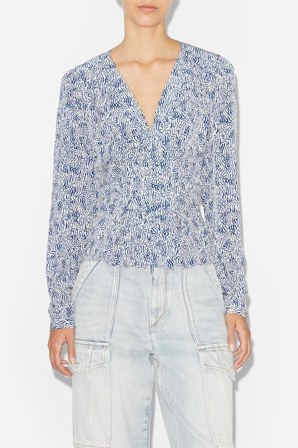 Camicetta a maniche lunghe eddy - Blu - Woman - 4