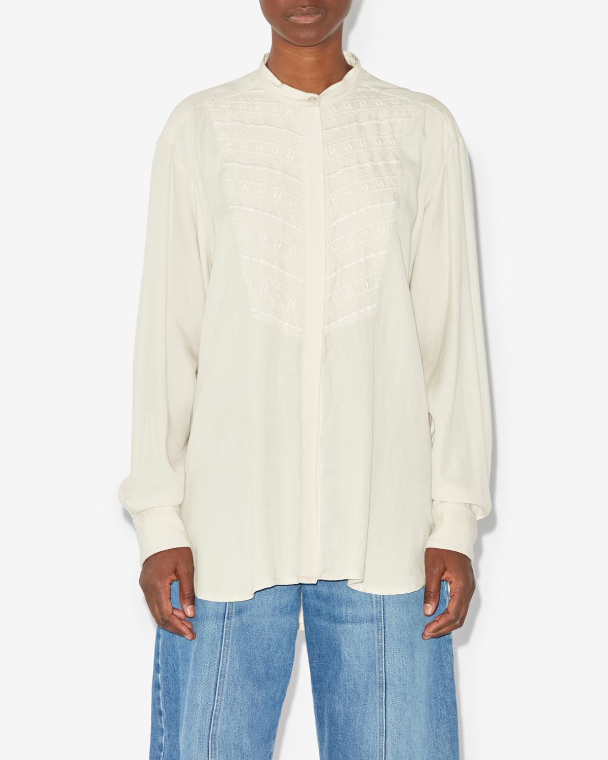 Chemise fluide à manches longues britten - Écru - Woman - 3