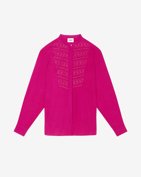 「ISABEL MARANT」ヘンプ混 ブレザー 24PHT0316FA-B1J04E-86OR-