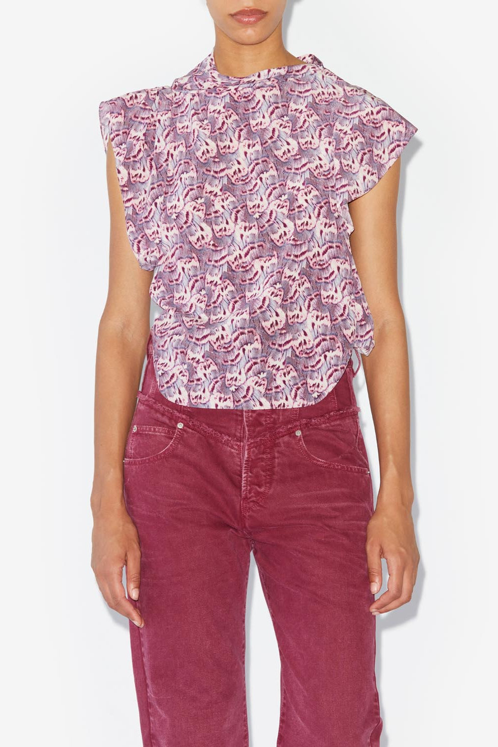 Valency top - Mauve - Woman - 4