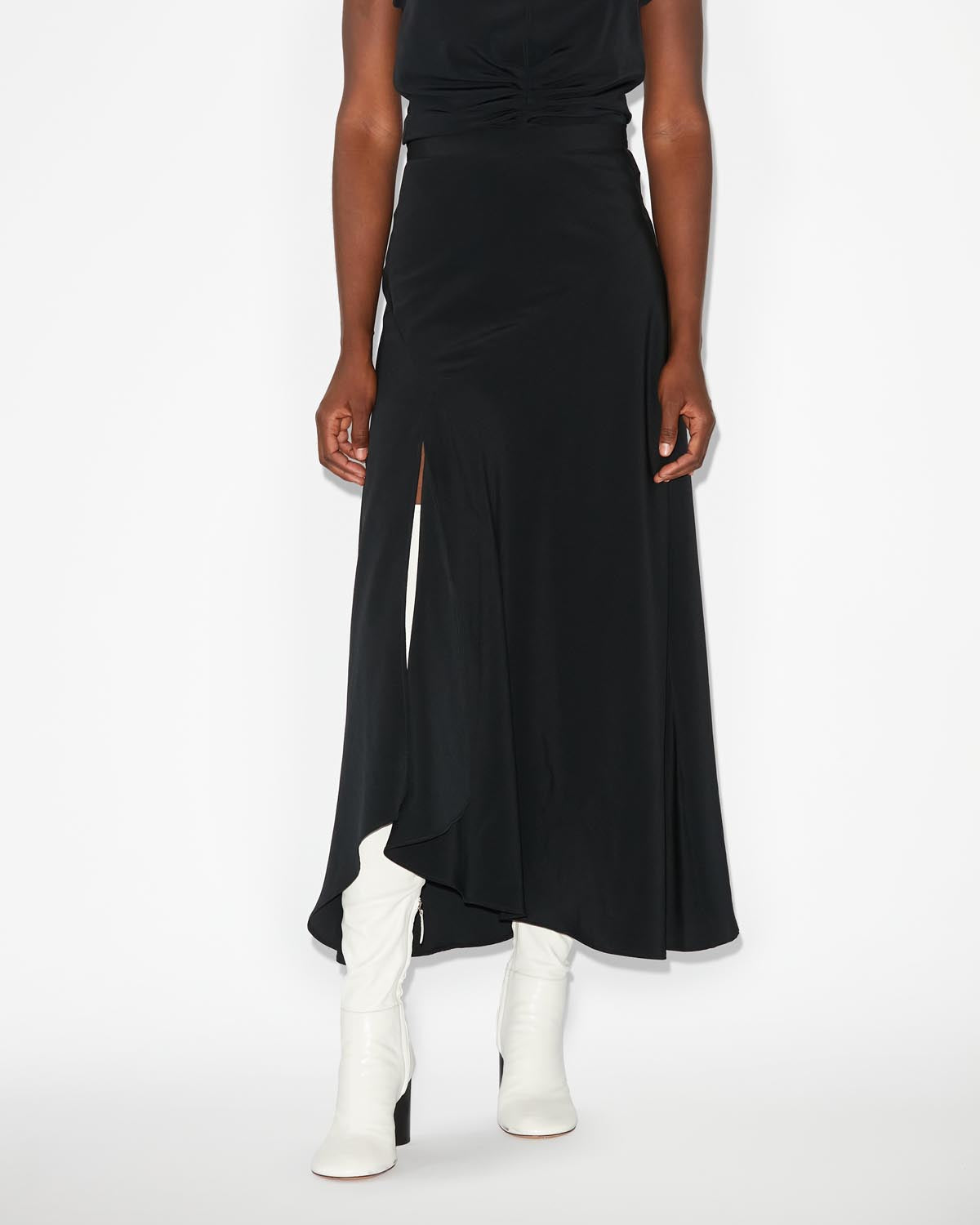 Sakura falda Woman Negro 4