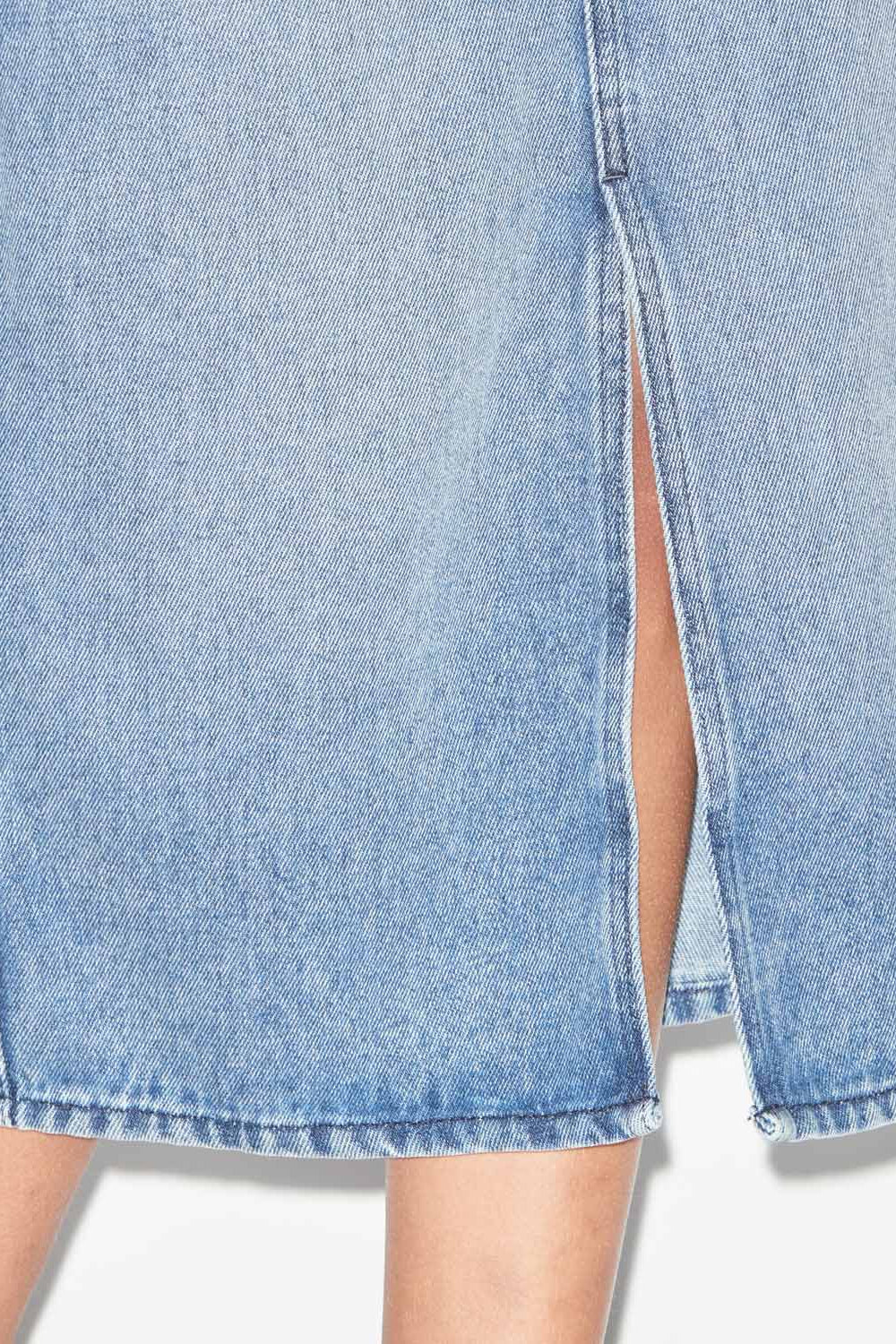 Midirock tilauria aus feinem denim - Hellblau - Woman - 3