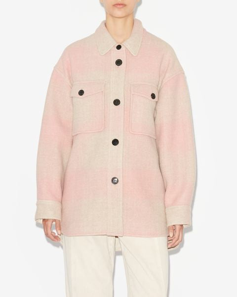 Marveli cappotto a quadri Woman Light pink 5