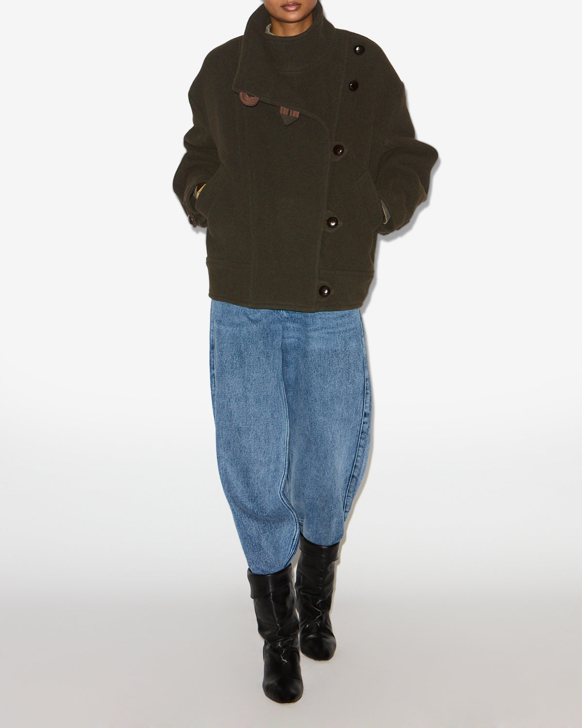 Hanis 코트 Woman Dark khaki 4
