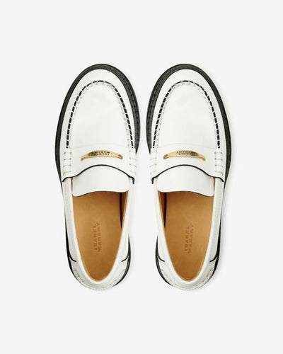 Frezza leather loafer - White - Woman - 5
