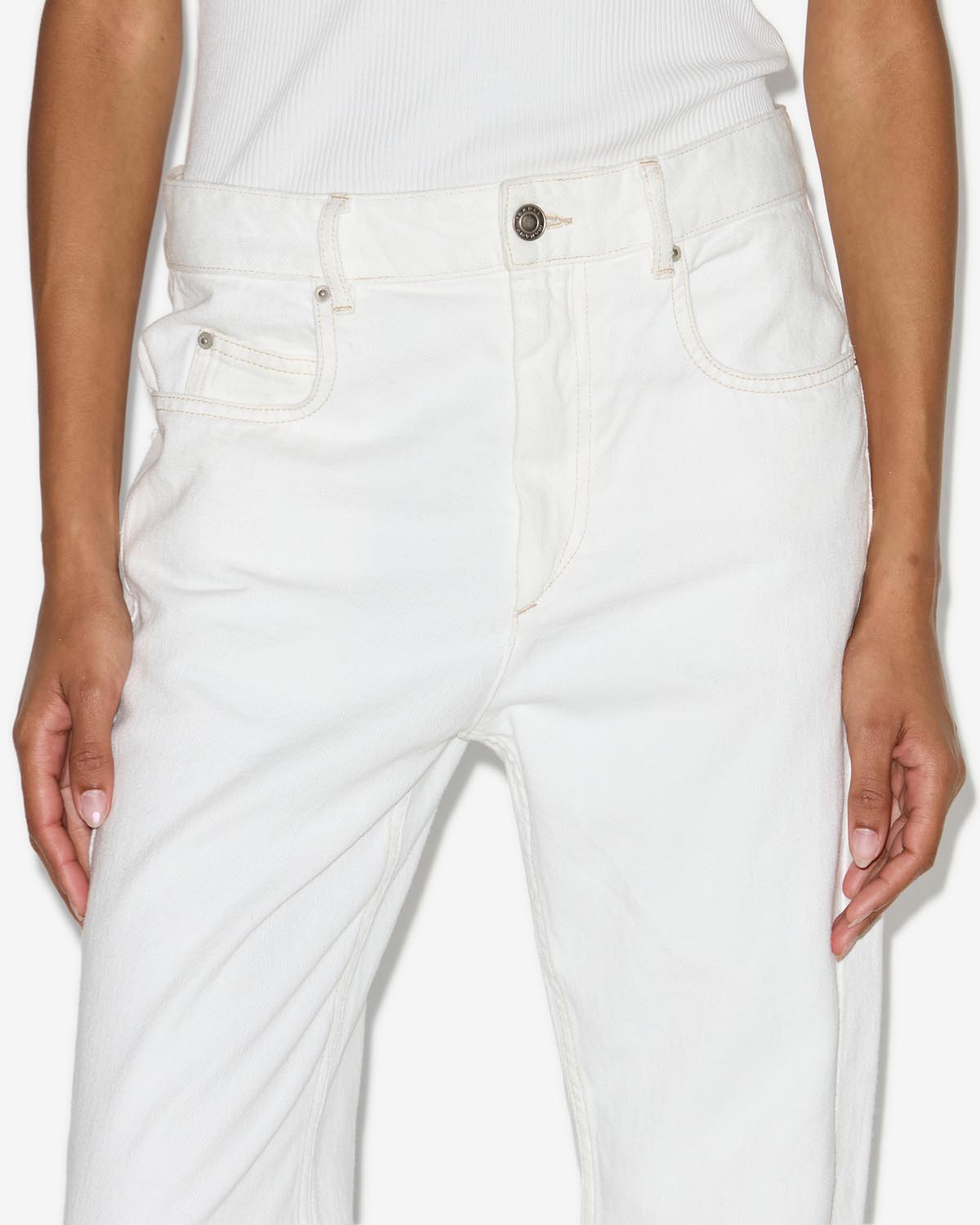 Belvira flared jeans - White - Woman - 2