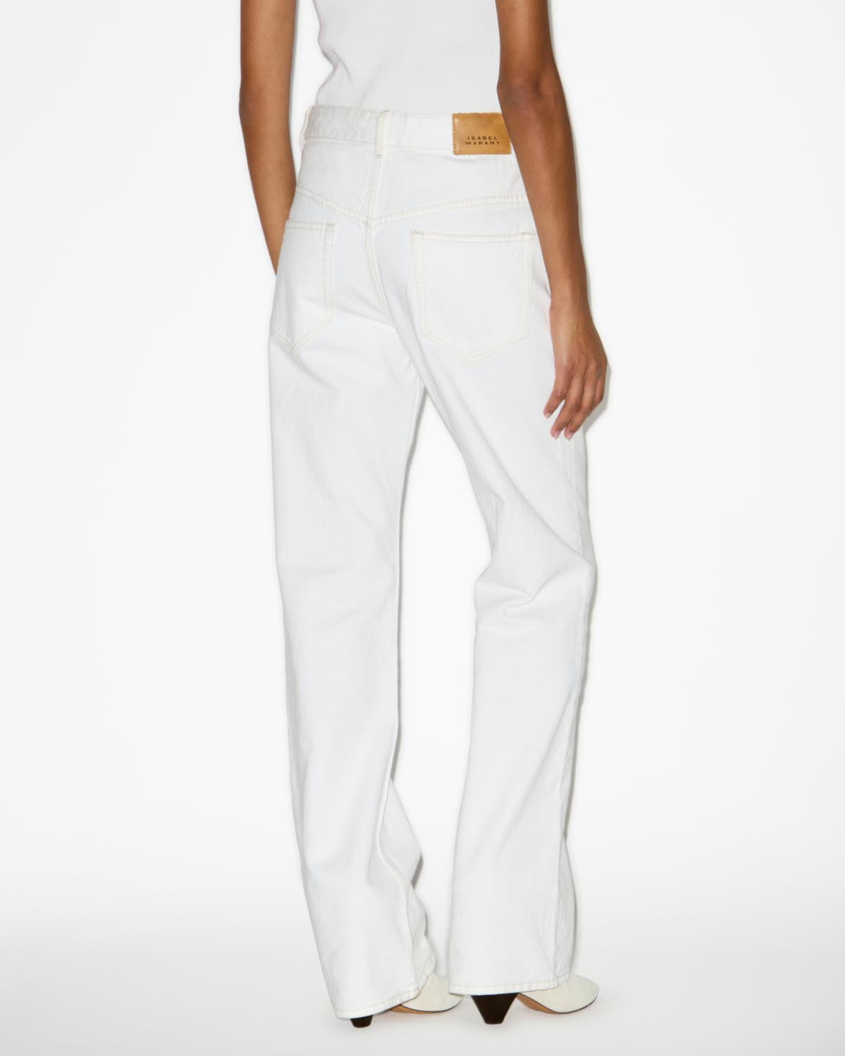 Belvira flared jeans - White - Woman - 4
