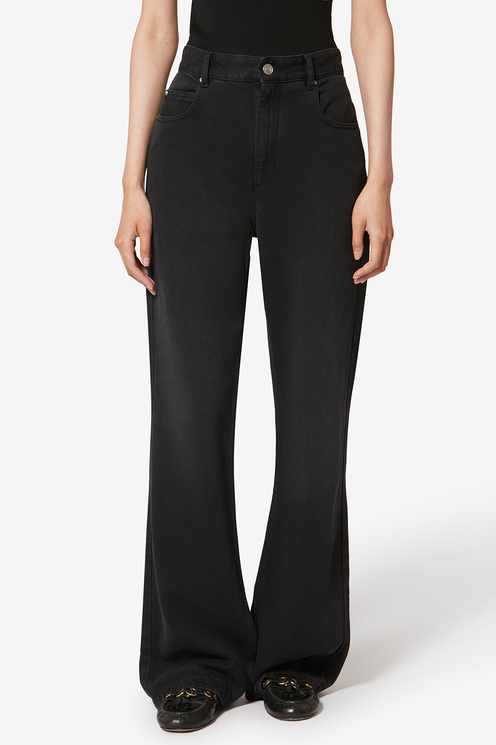 Belvira bootcut jeans - Black - Woman - 4