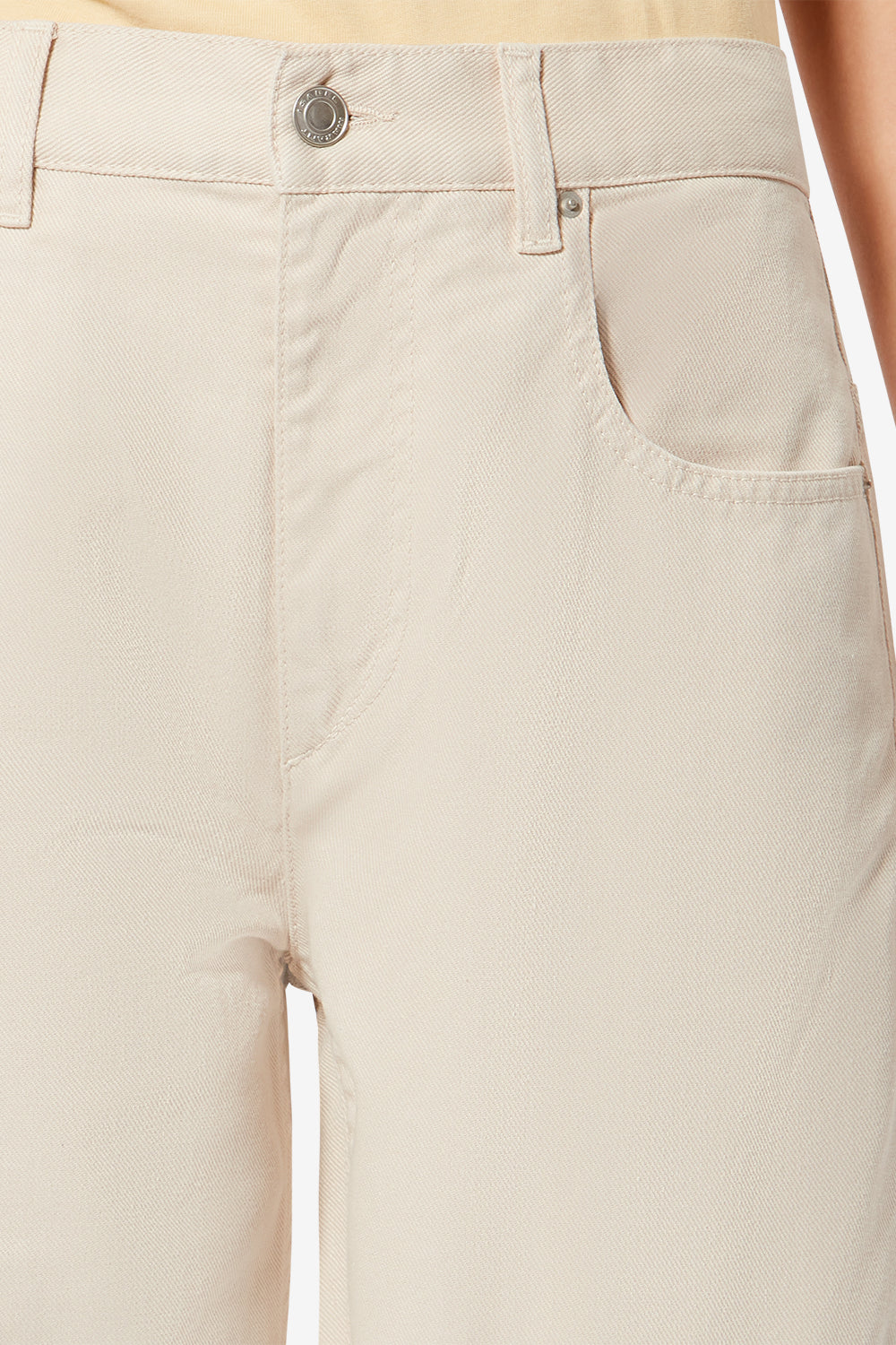 Jeans bootcut in denim belvira - Ecru - Woman - 3