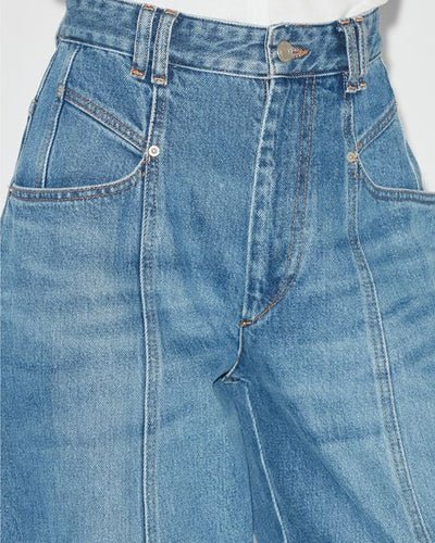 Lockere jeans vetan aus denim - Blau - Woman - 2