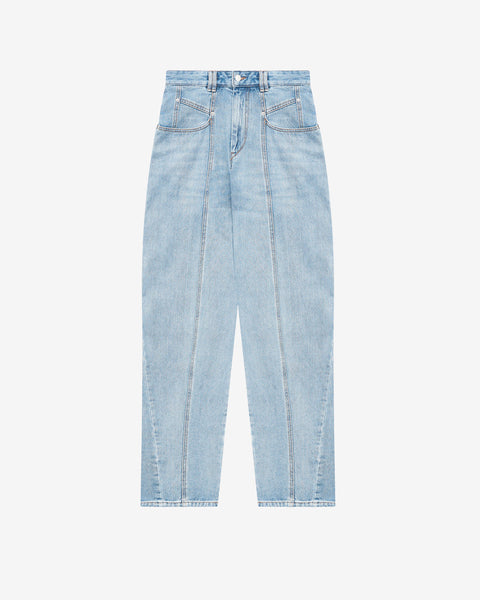 BABYMONSTERローラ着用【ISABEL MARANT】Beryl パンツ 베탄(Vetan) 팬츠 여성 ice blue | ISABEL MARANT 공식 웹사이트
