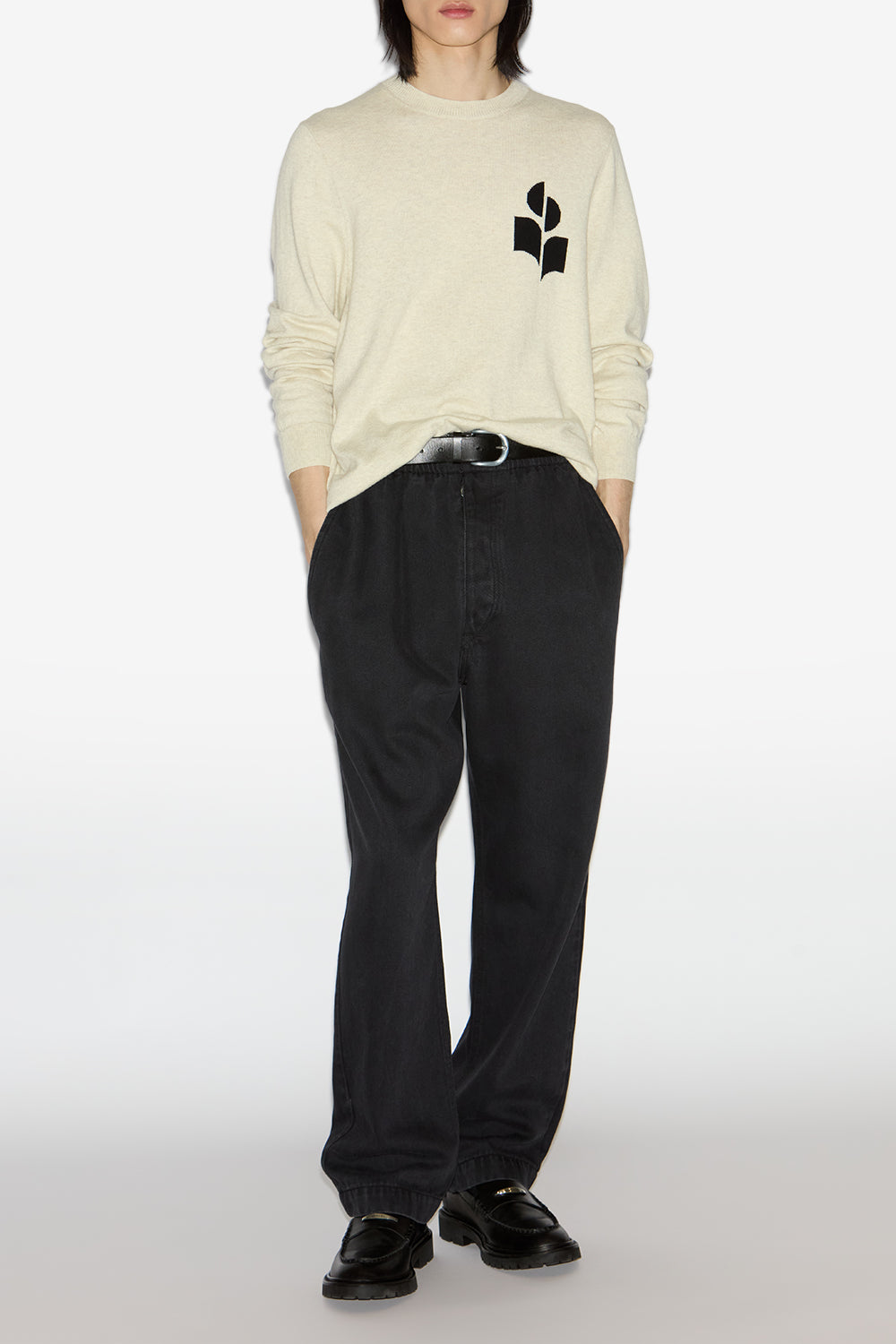 Pantaloni TIMEO in lyocell tinta unita