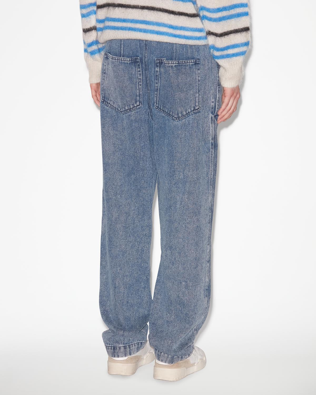 Jeans timeo morbidi con vita elasticizzata - Azzurro - Man - 4
