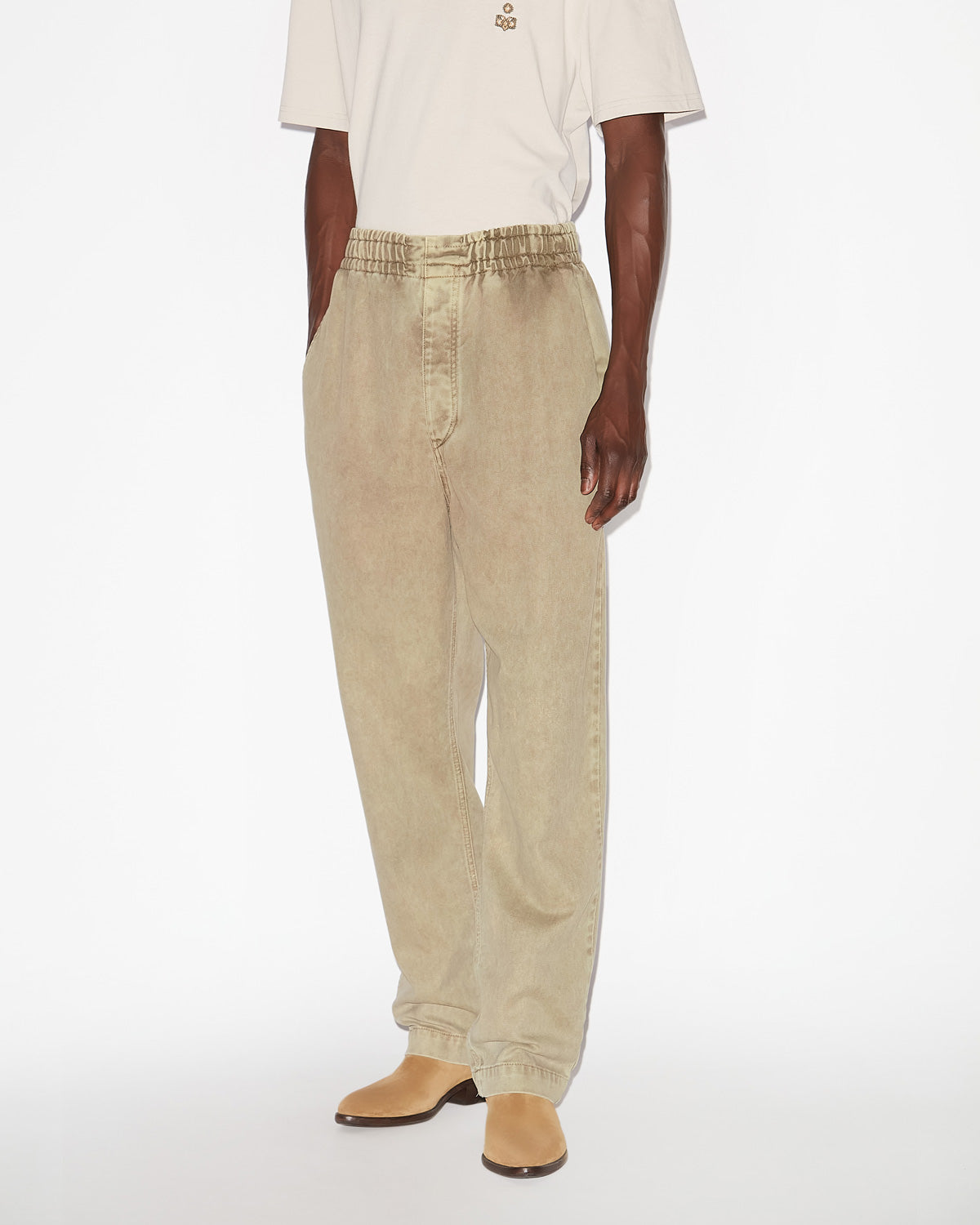 Timeo pants Man Light khaki 4