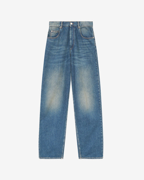 パンツ ISABEL MARANT Women Pants PA0373FAB3G02E30MI Dark Blue PANTALON LEWYS Homme foncé nuit | ISABEL MARANT Site Officiel