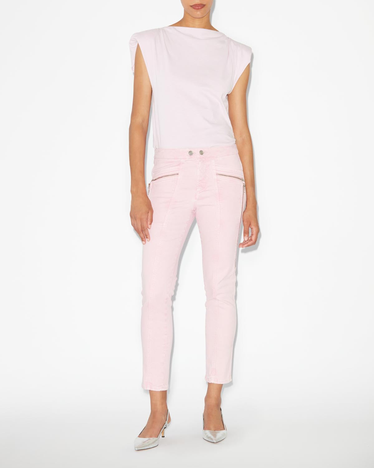 Pantalones prezi Woman Light pink 2