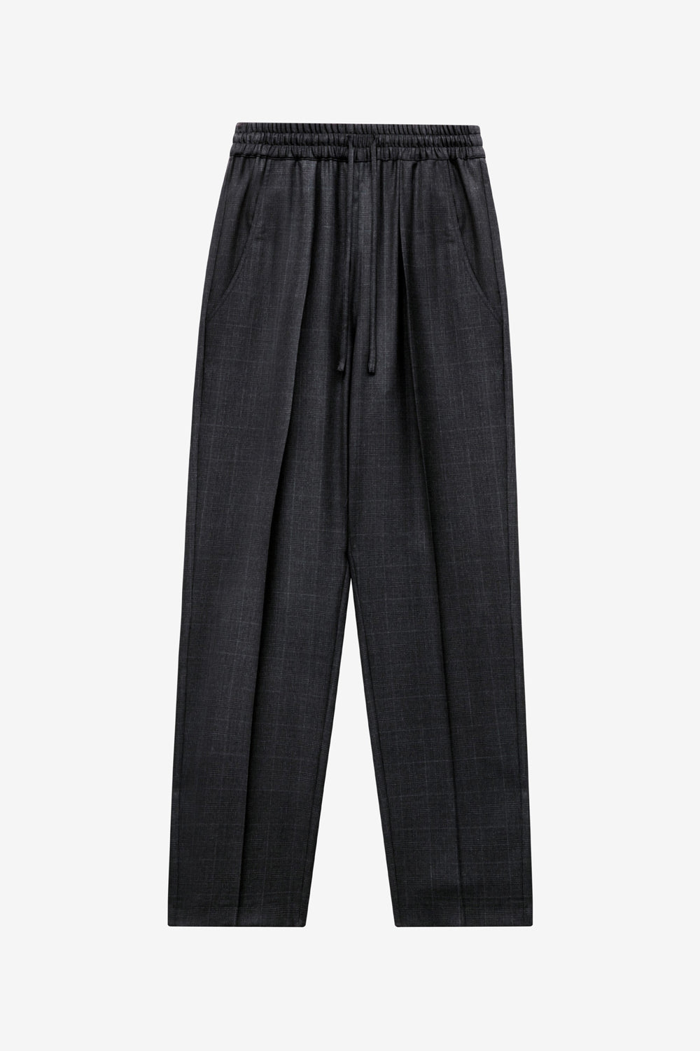 Liska プリンス・オブ・ウェールズ・チェック プリーツパンツ - Anthracite - Woman - 1