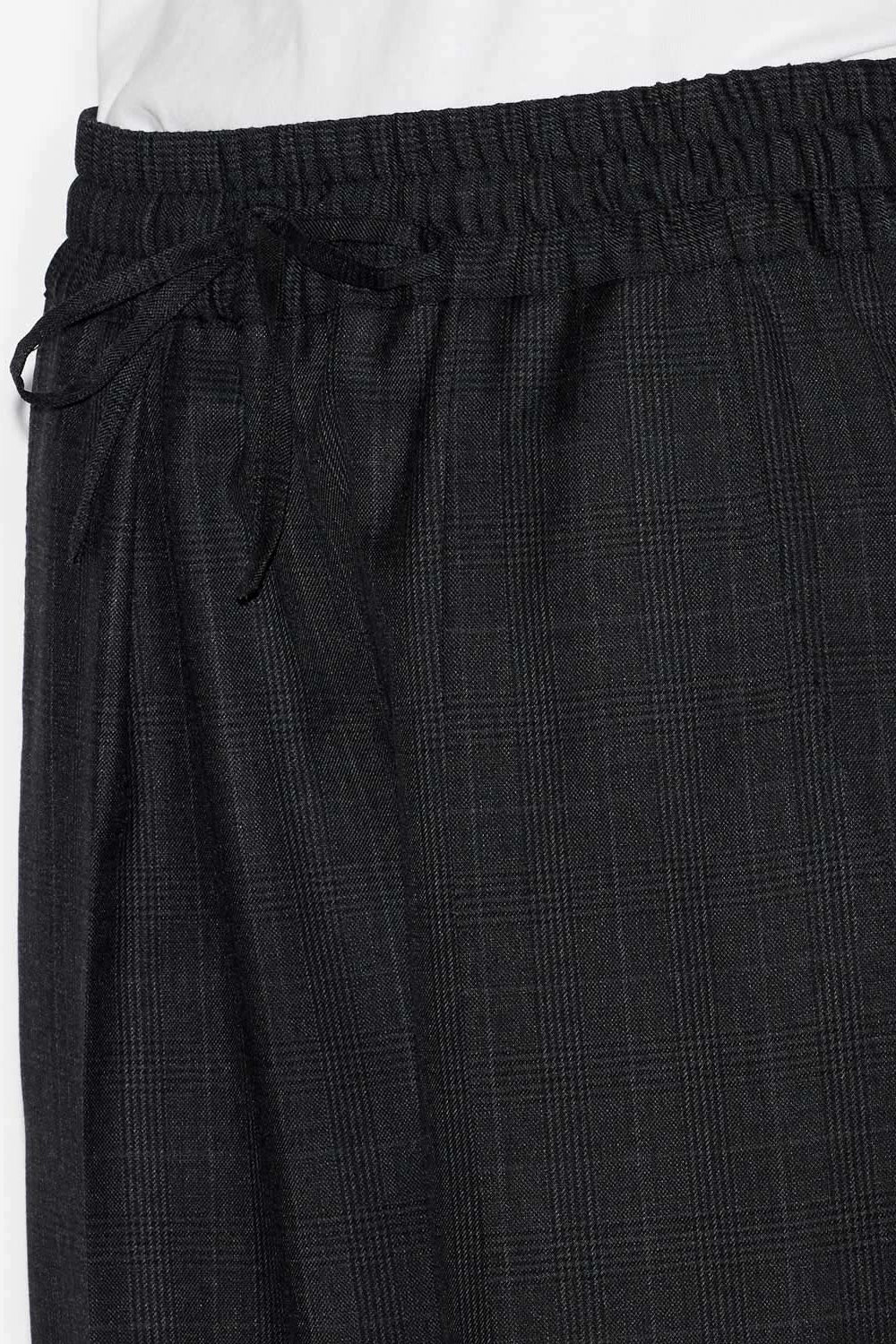 Liska プリンス・オブ・ウェールズ・チェック プリーツパンツ - Anthracite - Woman - 3