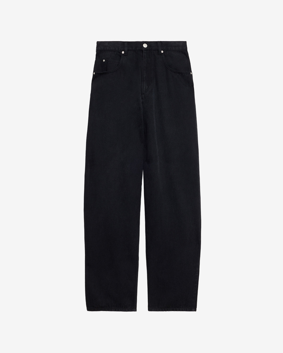 Fließende jeans jenny aus denim - Schwarz gewaschen - Woman - 5