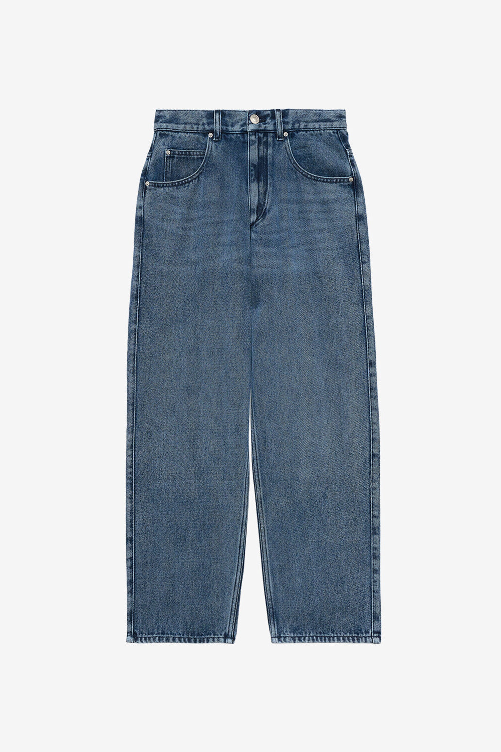 Jean fluide jenny en denim  - Bleu clair - Woman - 1