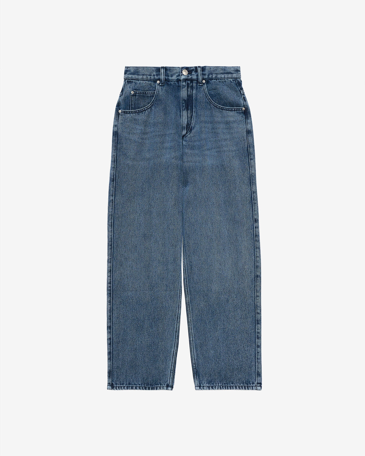 Fließende jeans jenny aus denim - Hellblau - Woman - 5
