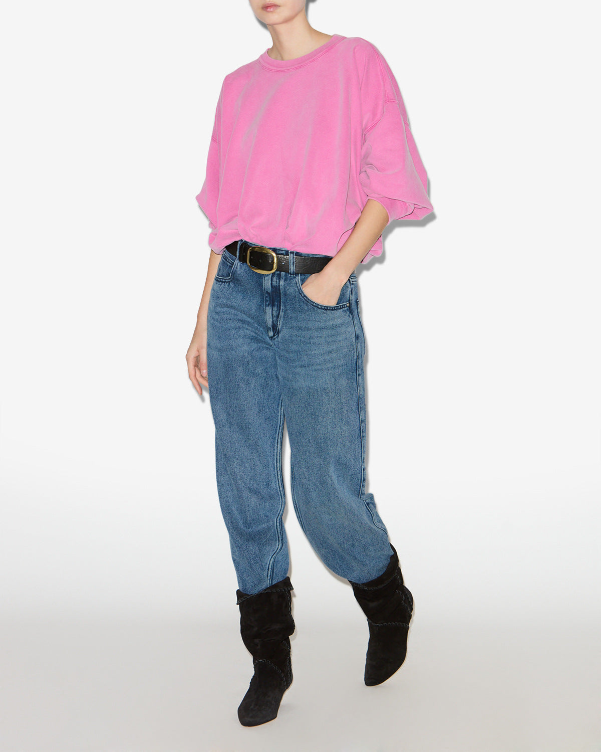 Pantaloni jenny Woman Azzurro 4