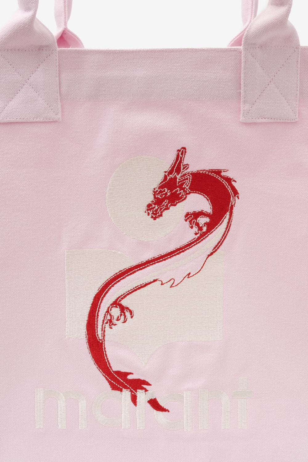Yenky logo-embroidered small tote bag - ピンク - Woman - 3