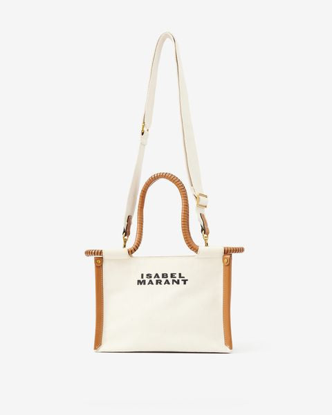 Mini-tasche toldedo Woman Ecru-cognac 10