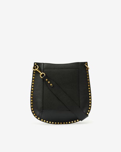 Sac hobo en cuir clouté oskan - Noir - Woman - 3