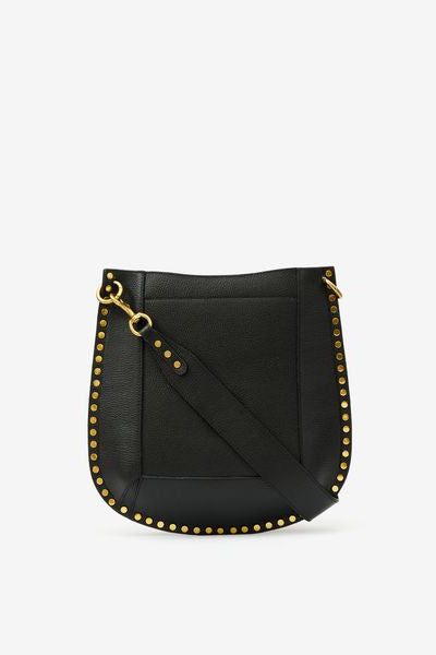 Leather hobo bag oskan - Black - Woman - 4