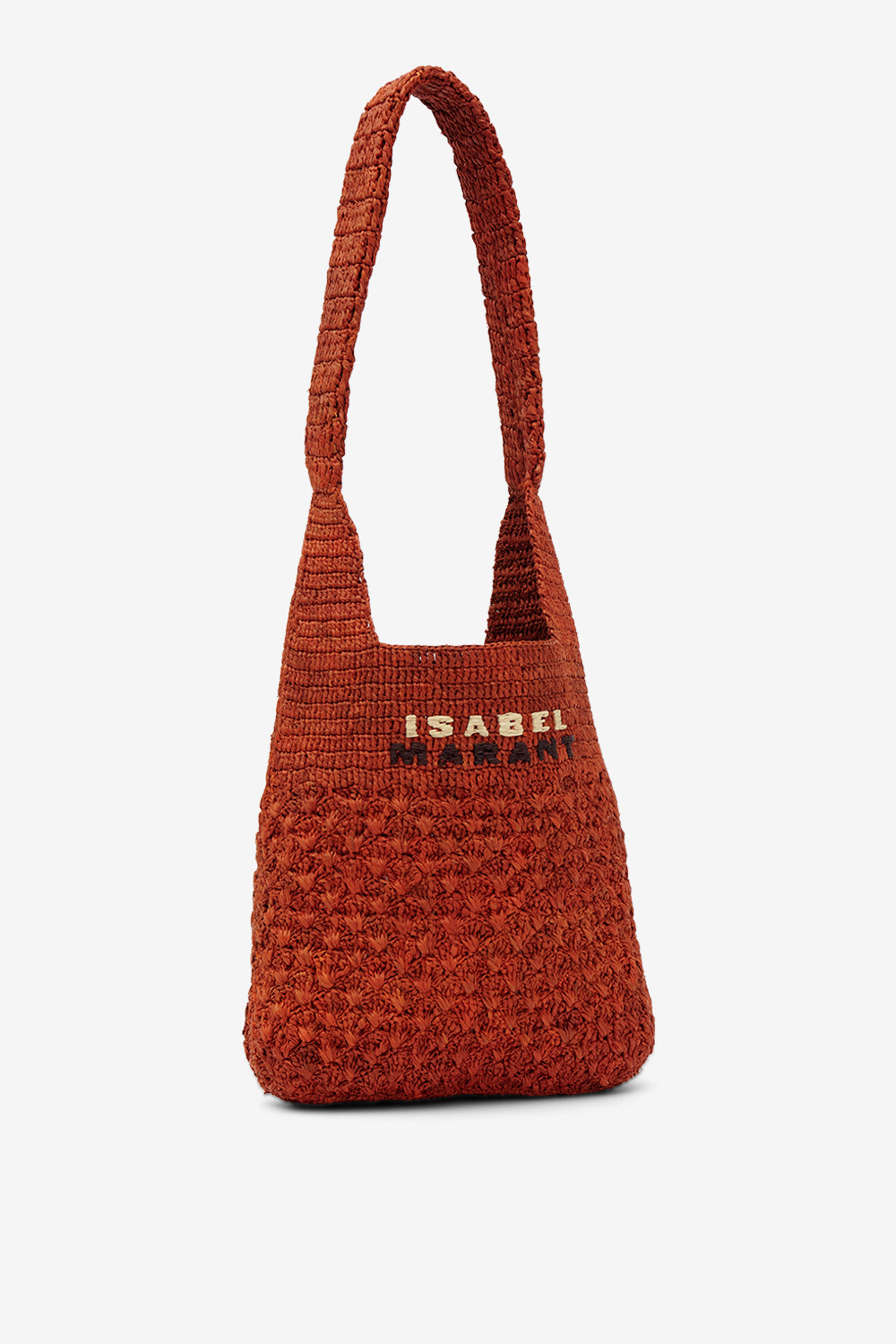 Tasche praia small aus raffiabast - Orange - Woman - 4