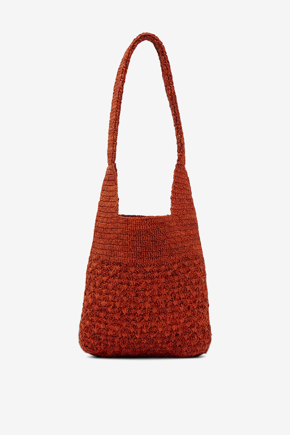 Tasche praia small aus raffiabast - Orange - Woman - 2